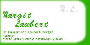 margit laubert business card
